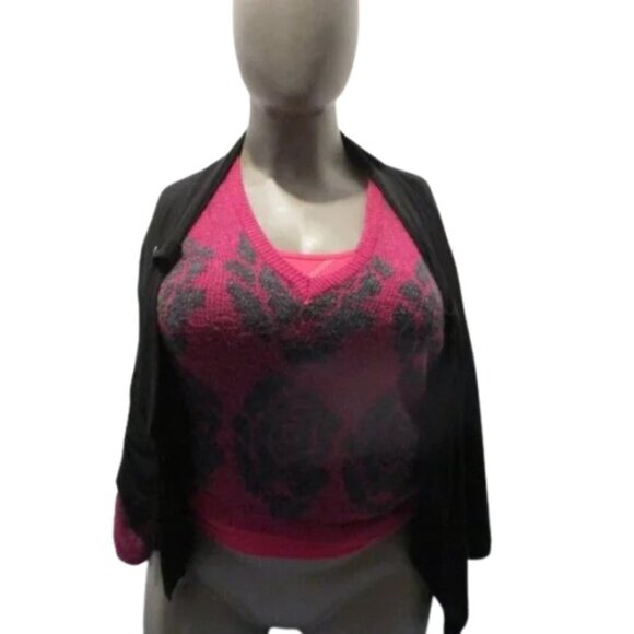 🌸 Vintage Floral Knit Sweater – Marella – Size L 🌸 - Picture 2 of 4